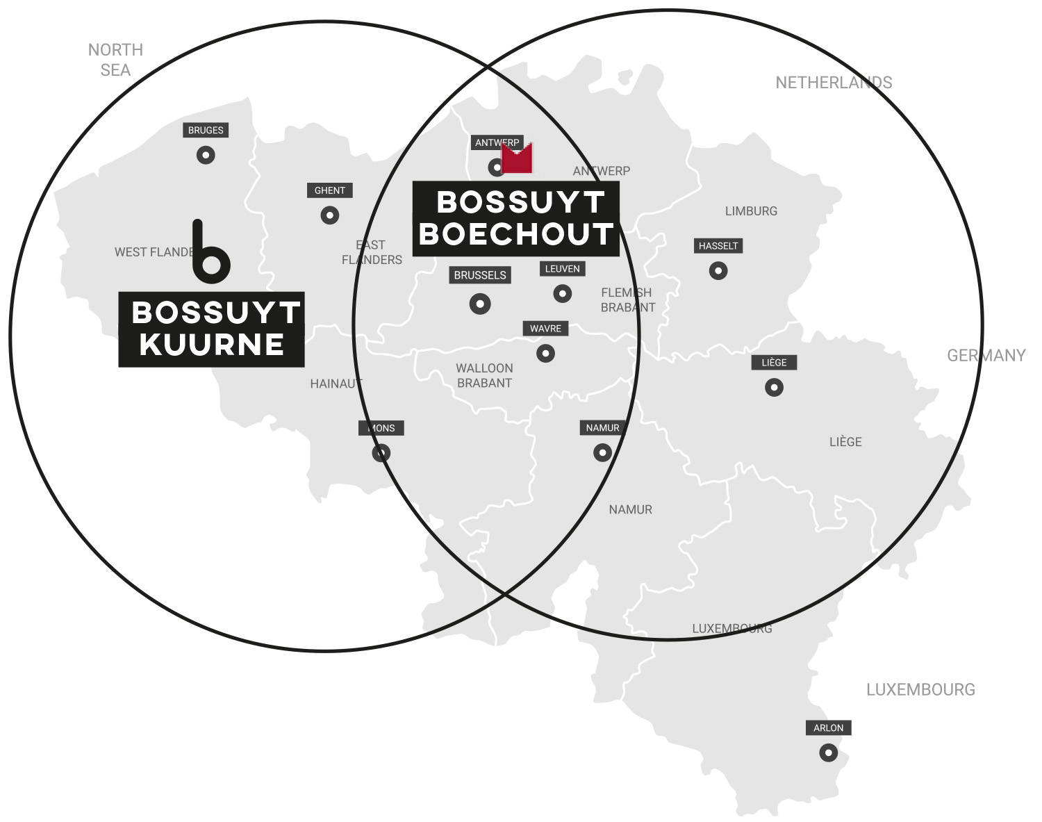 Bossuyt locaties